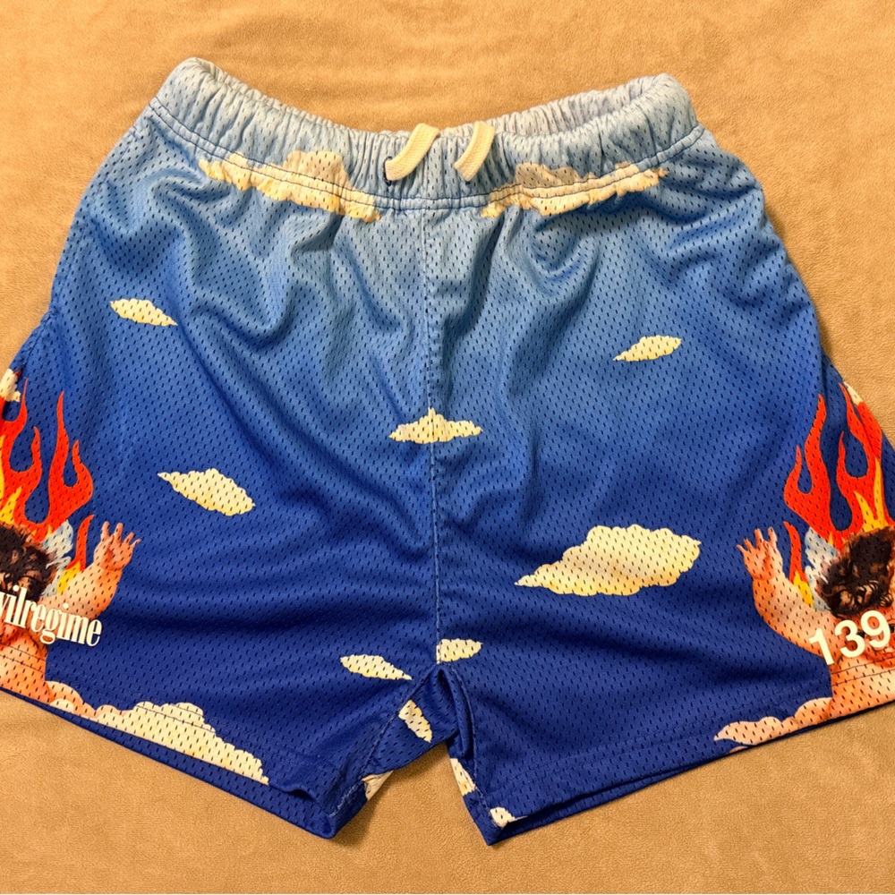 Civil Regime by Darc Sports Men’s S.I.N. Highest Mesh Shorts in Sky Gradient